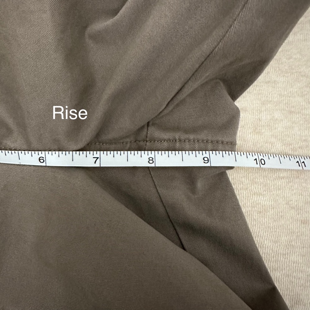 Ingrid & Isabel Women’s Maternity Tan Nylon Full Panel Brown Pants Size XS - Picture 5 of 10